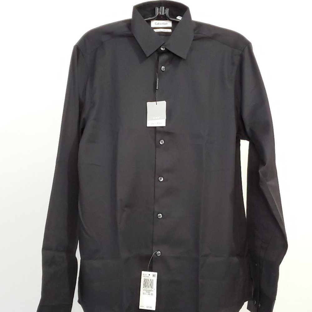 Calvin Klein Men's Dress Shirt Slim Fit Non-iron.